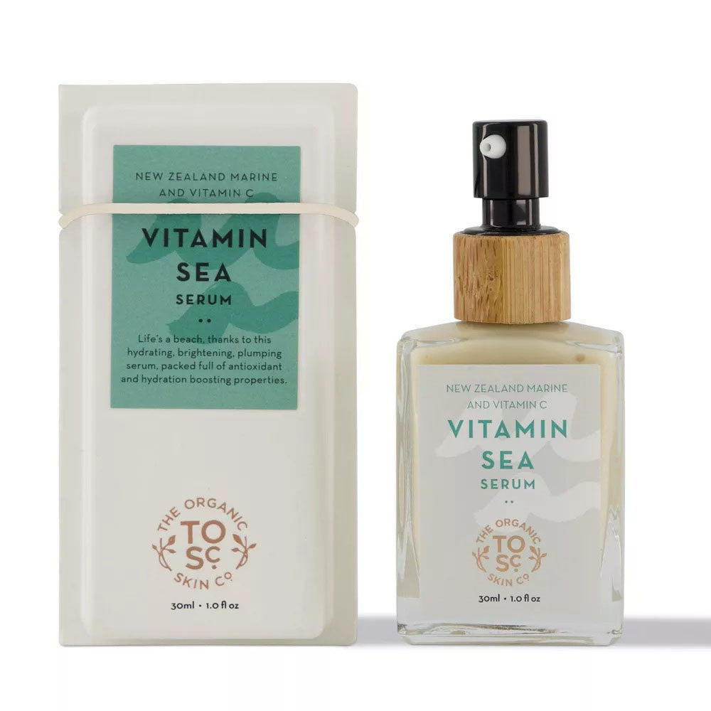 The Organic Skin Co Vitamin Sea Serum, New Zealand Marine And Vitamin C, 1 Oz